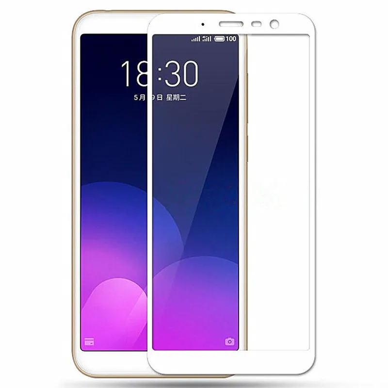 Для Meizu M6T полное покрытие закаленное Стекло с уровнем твердости 9 H 3D Экран