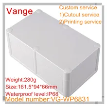 1 шт./лот водонепроницаемый проект коробки, Футляр IP68 ABS пластиковая Соединительная Клеммная коробка 161,5*94*66 мм для аккумуляторное устройство