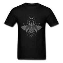 Occult Beetle Tshirt Print Men's Tops Tees Group T-Shirt Designer Short Sleeve T Shirts Father Day Gift 100% Cotton Crew Neck худи print bar occult