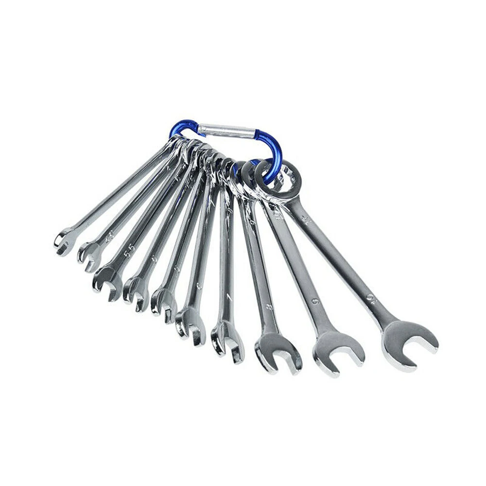 10PCS Mini Combination Wrench Spanner Set Metric Small Engineer Spanner 4-11mm