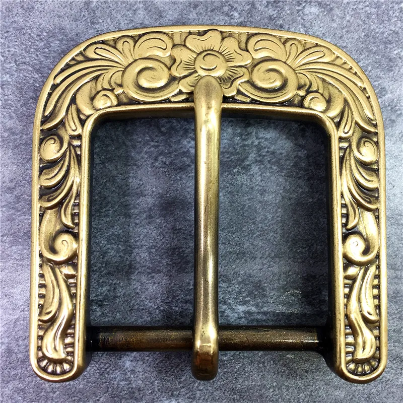 Craved Brass Belt Buckles Arabesque Belt Buckle (8)