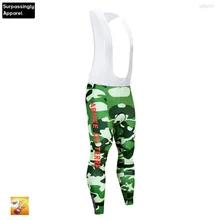 Мужские камуфляжные велосипедные комбинезоны MTB дорожный велосипед дышащая гелевая подкладка быстросохнущая высокоэластичная лайкра черные велосипедные длинные брюки