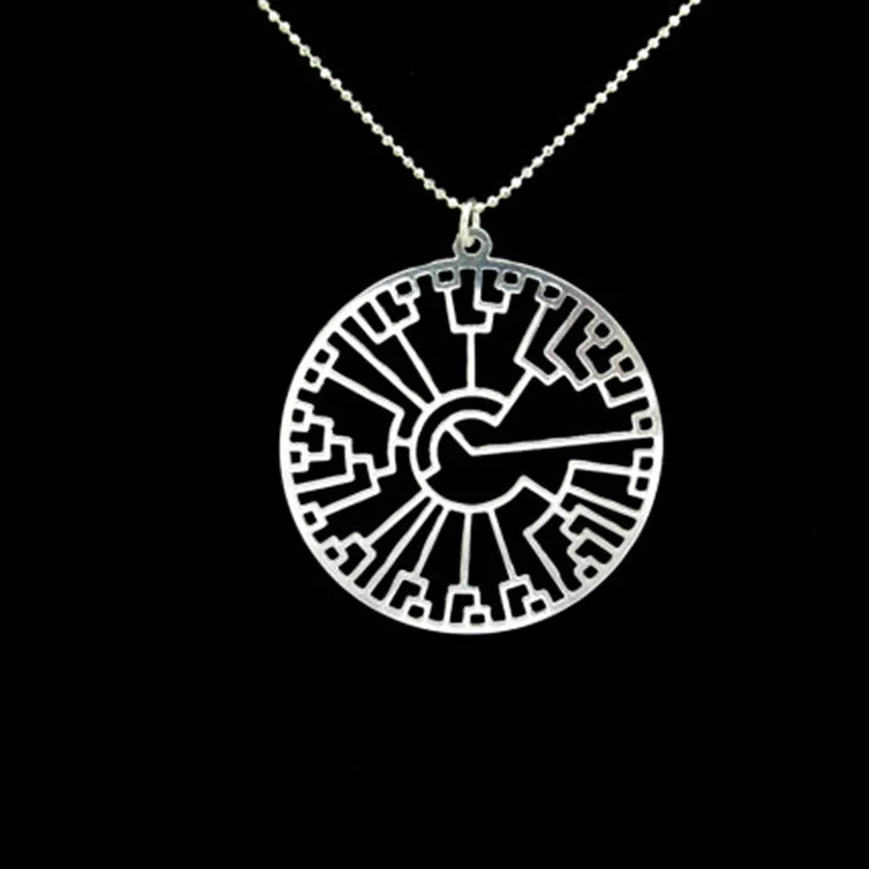 

one piece Evolution tree - Phylogenetic tree necklace Tree of life Science silver plated chain