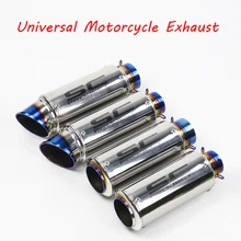 

51mm 61mm Motorcycle Exhaust For SC Porject Muffler Modified Moto Escape Universal Stainless Steel For Motorbike Dirt Bike