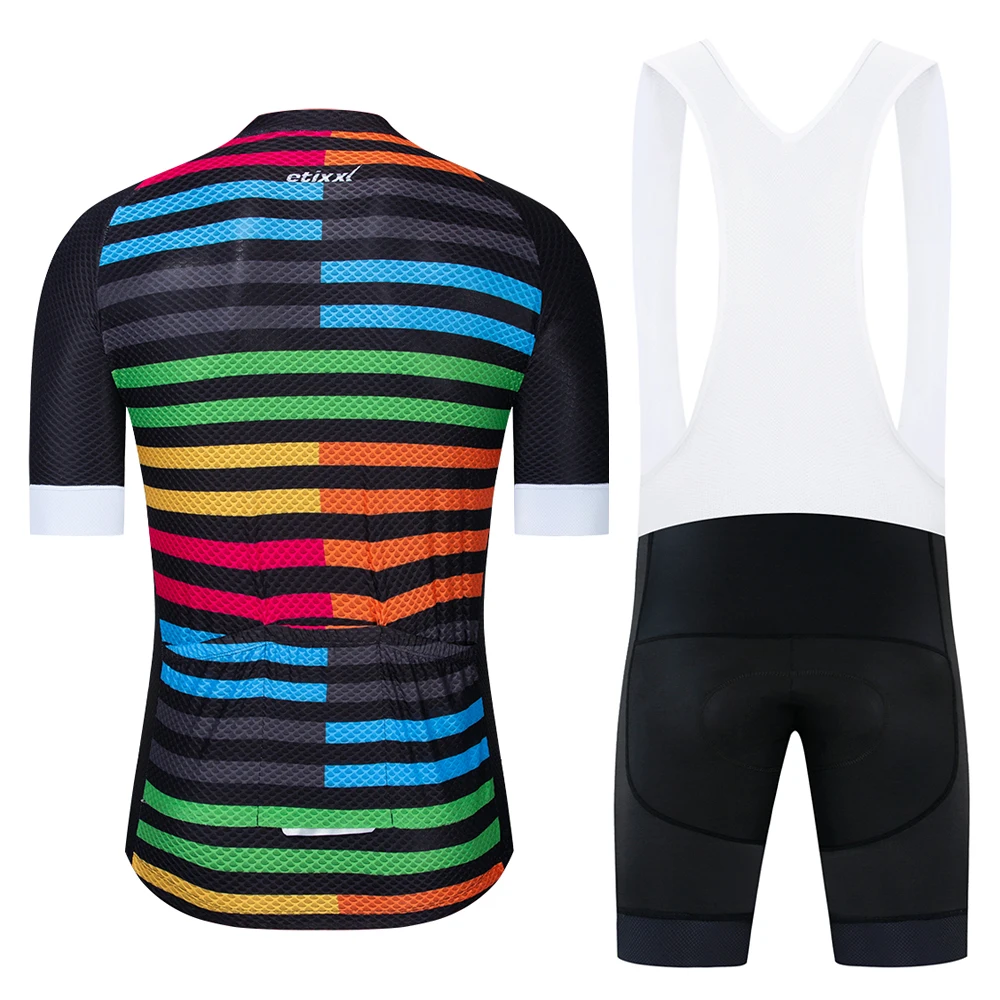 Pro Team etixxl велокостюм Ropa Ciclismo Maillot комбинезон дорожный гоночный велосипедный костюм одежда из трикотажа шорты Майо ciclismo