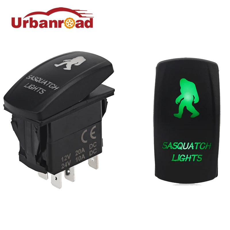 Fishberg 24v 12v Waterproof Car Boat Rocker Switch Led Light Bar