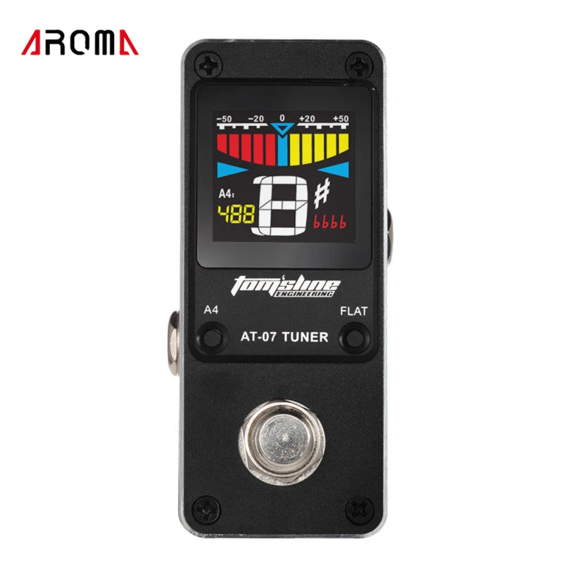 

AROMA AT-07 Mini Chromatic Tuner Effect Pedal Mini Single Electric Guitar Effects