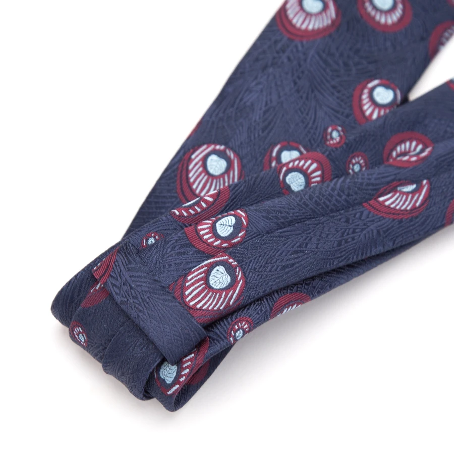 Men Tie Flower Skinny Ties JACQUARD WOVEN Peacock Fashion Business Suit Wedding Party Gravata Bowtie Male Dress Shirt Necktie