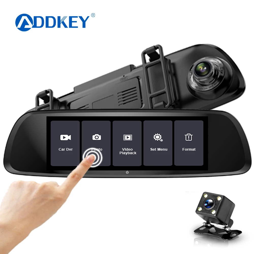 Автомобильный видеорегистратор ADDKEY Full HD 1080P 7 0 дюйма IPS сенсорный экран камера