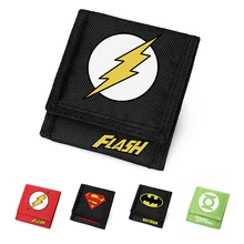 

MeanCat America Marvel DC Character Superman Batman Flash Man Wallet Collection for DC Fans Marvel Fans