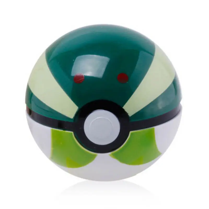 Креативный 7 см Pokemon Pikachu Poke Ball Косплей Pop-up Poke Ball Детская игрушка подарок пластиковый мяч Пикачу - Цвет: Style I