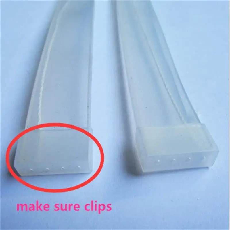 #Best 100 pcs Silicon clip, end caps use for SMD 5050 3528 3014 5630 ws2801 ws2811 ws2812b waterproof led strip light non 2 4 hole