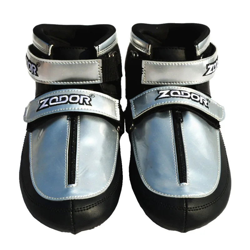 JEERKOOL زلاجات دوارة مضمنة سرعة التزلج على الجليد حذاء 6 طبقات الكربون الألياف زلاجات ثلجية التمهيد للأطفال الكبار 165/195 جبل المسافة SX6