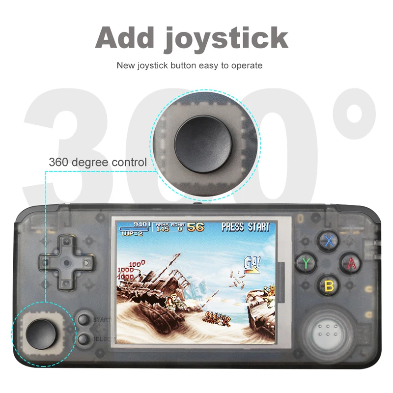  Handheld Game Console 3.0 Inch Console 16G ROM Built-in 3000+ Different Games Support For NEOGEO/GB