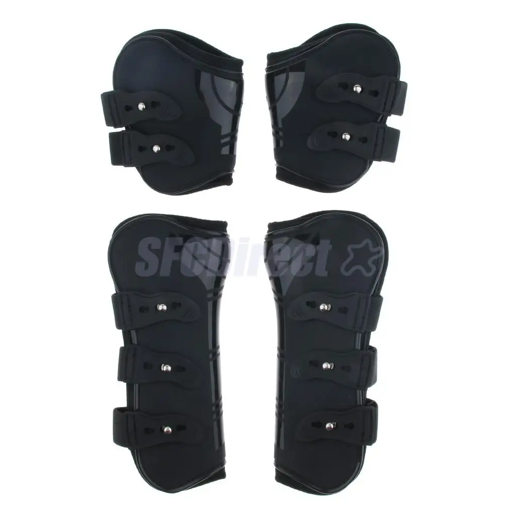 Equine Horse Tendon/Fetlock Boots Set for Training Jumping Riding Eventing