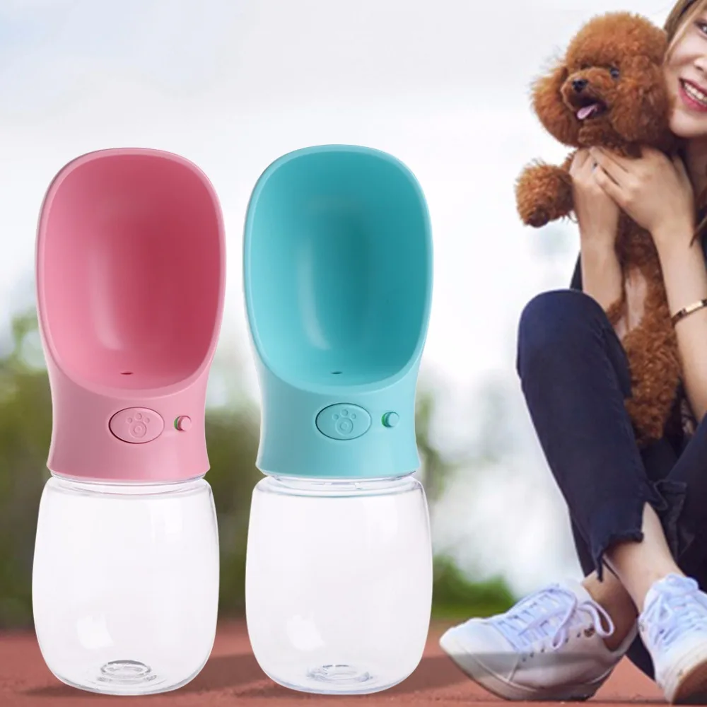 350ml Pet Dog Water Bottle Outdoor Travel Portable Dogs Puppy Cats