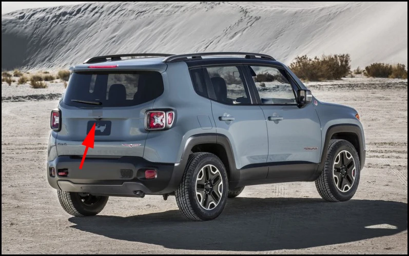 AUTONET HD камера заднего вида ночного видения для Jeep Renegade CCD/камера номерного знака