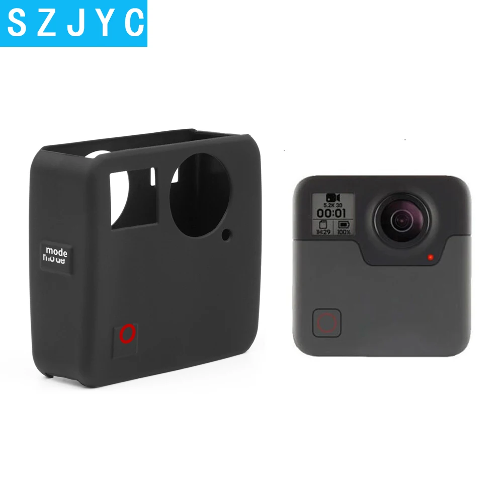 

JYC Soft Silicone Protective Cover Case for GoPro Fusion Action Camera Housing Cover Case for Go Pro Fusion Camera Accessory
