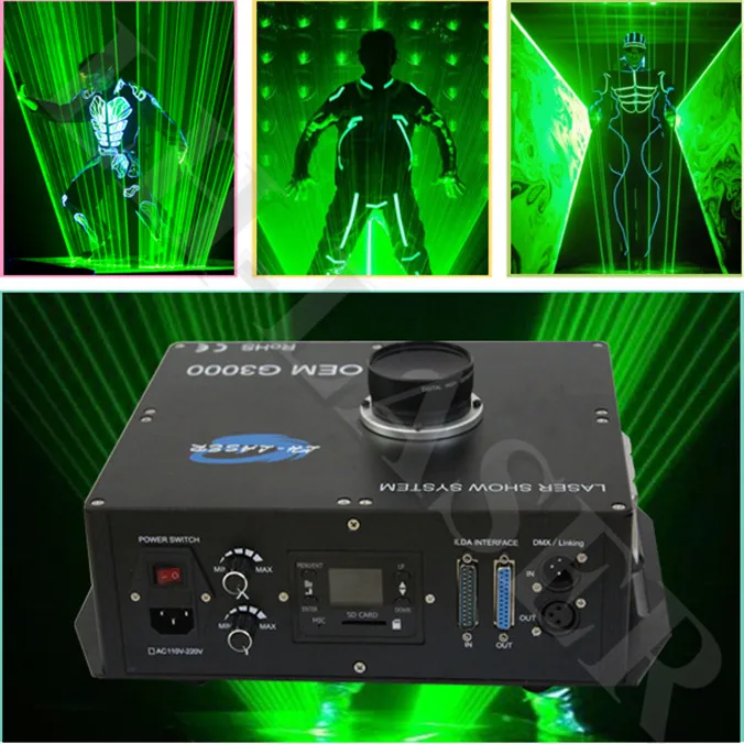 

New Design 2000mw / 3000mw Laser Man DJ Show / Bar Dancing Laserman Show / Stage Laser Lighting Projector