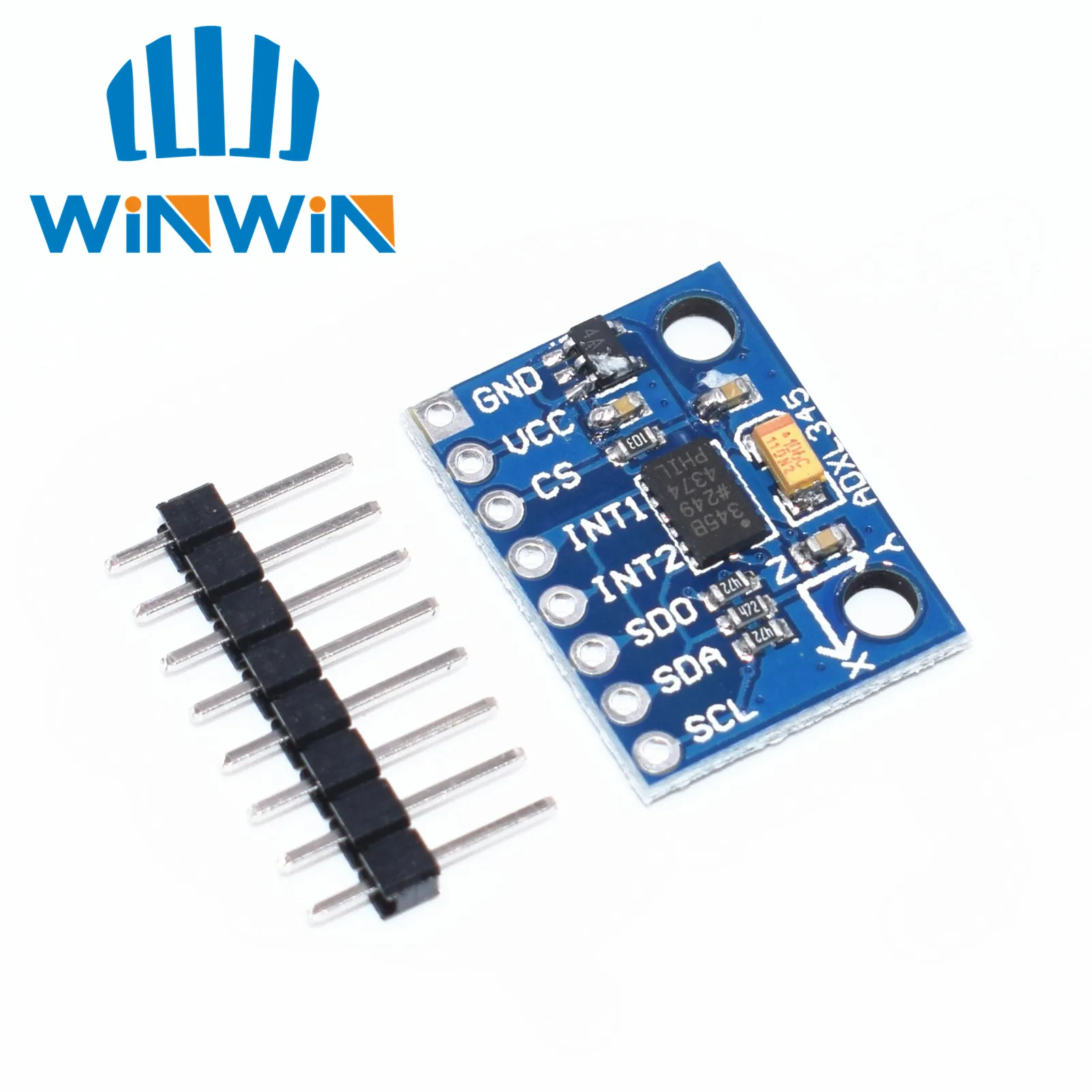 

I43 1pcs GY-291 ADXL345 digital three-axis acceleration of gravity tilt module IIC/SPI transmission In stock