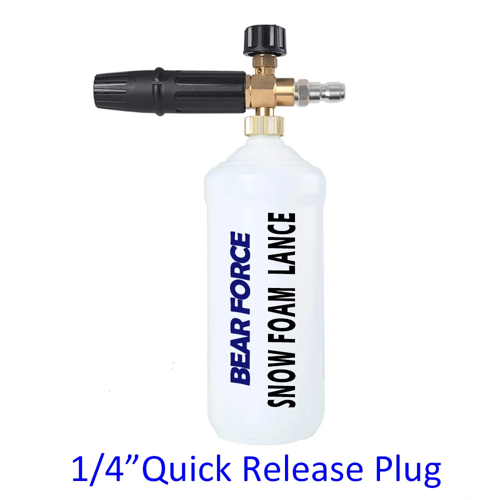 

Foam Nozzle/ Foam Generator/ snow foam lance foam cannon/ Soap Foamer Quick Release Connector Plug 1/4" for High Pressure Washer