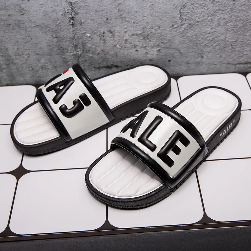 2019 Summer Lovers Slippers Black Red Indoor Bathroom Slippers Mens Leisure Room Flats Shoes Outdoor Beach Male Slippers 2019 Summer Lovers Slippers Black Red Indoor Bathroom Slippers Mens Leisure Room Flats Shoes Outdoor Beach Male Slippers