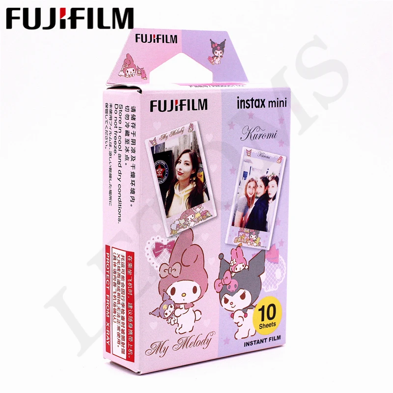 Оригинальная фотобумага Fujifilm 10 листов Instax Mini My Melody Instant для камеры Instax Mini 8 7s 25 50s 90 9 SP-1 SP-2