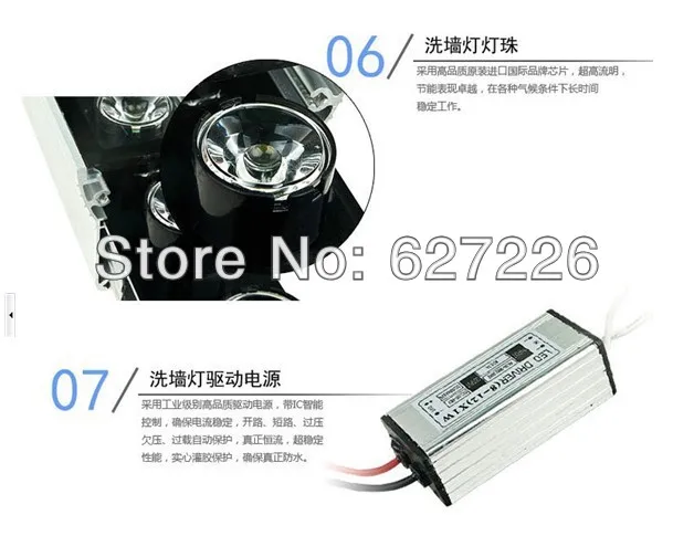 DMX512 18 Вт RGB изменяемый цвет AC85V 265V LED настенная шайба IP65 наружное освещение