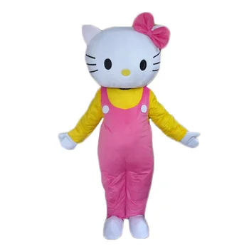 

High quality Hello Kitty Mascot Costume Adult size cat Mascot Costume Free Shipping