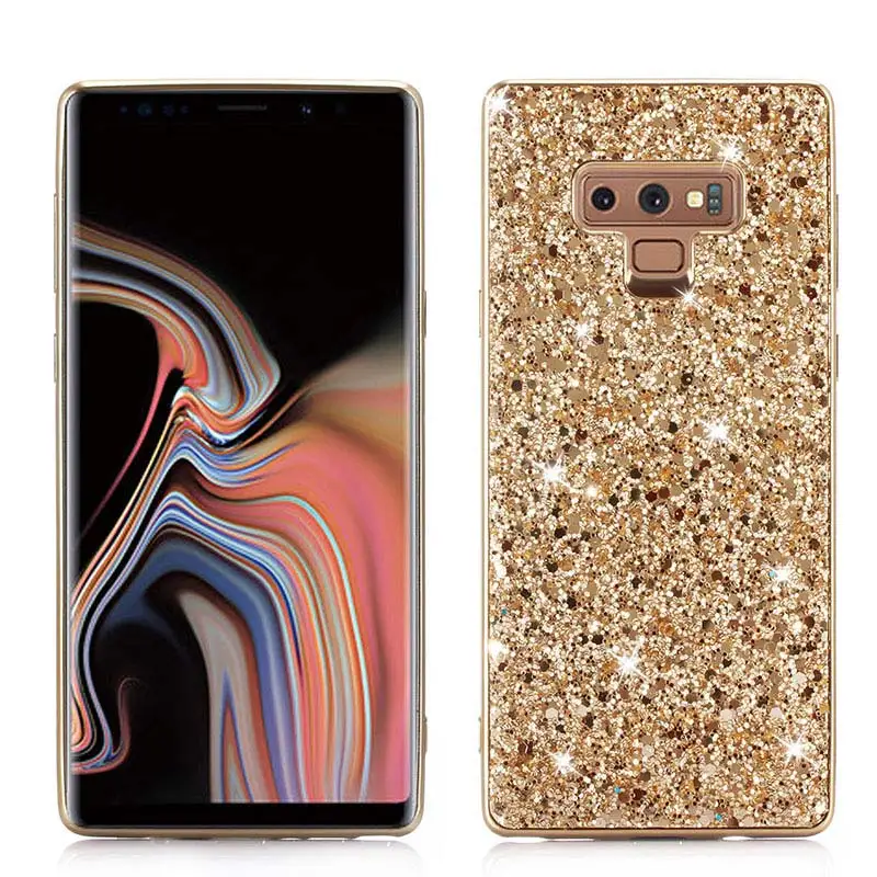 Роскошный блеск чехол для телефона samsung Galaxy S8 S9 Note 8 примечание 9 J4 плюс J6 J8 2018 Bling