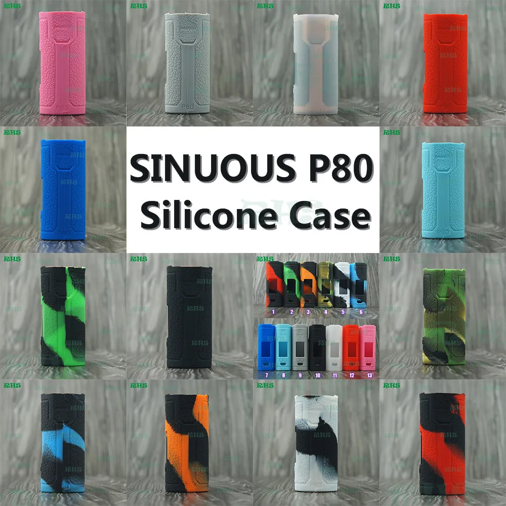 5pcs 17 Rhs Home Stock Offer Wismec Sinuous P80 Silicone Case Cover With Beautiful Colors In Large Stock Free Shipping Aliexpress