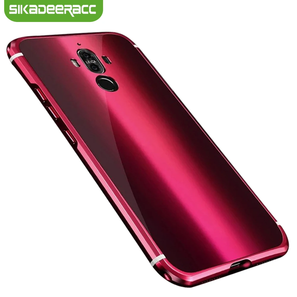 

JK29 Metal Frame Phone Cases For Huawei P10 Plus Shockproof PC Hard Back Covers For Huawei Mate 9 Pro Cases Full Protection Case