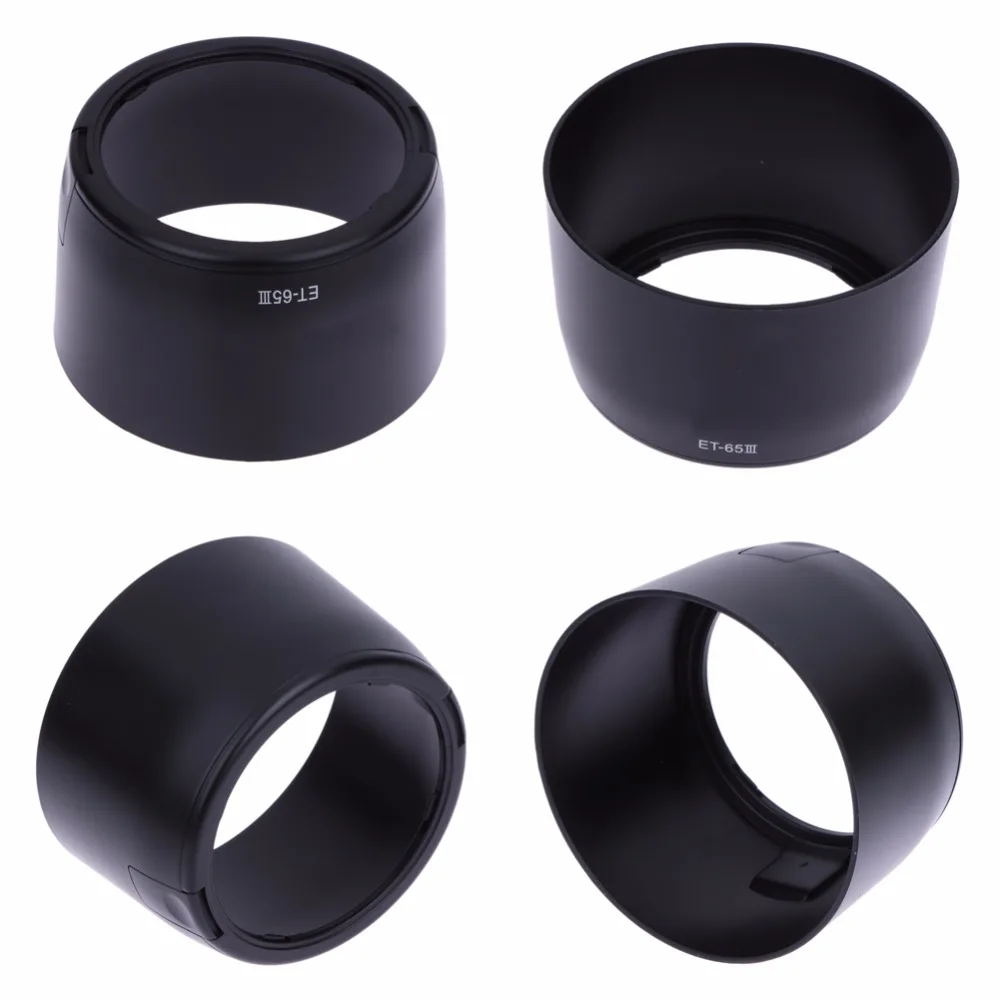 

1Pcs Lens Hood ET-65 III For Canon EF 100-300mm f/4.5-5.6 135mm f/2.8 85mm f/1.8 USM / EF 100mm f/2 USM
