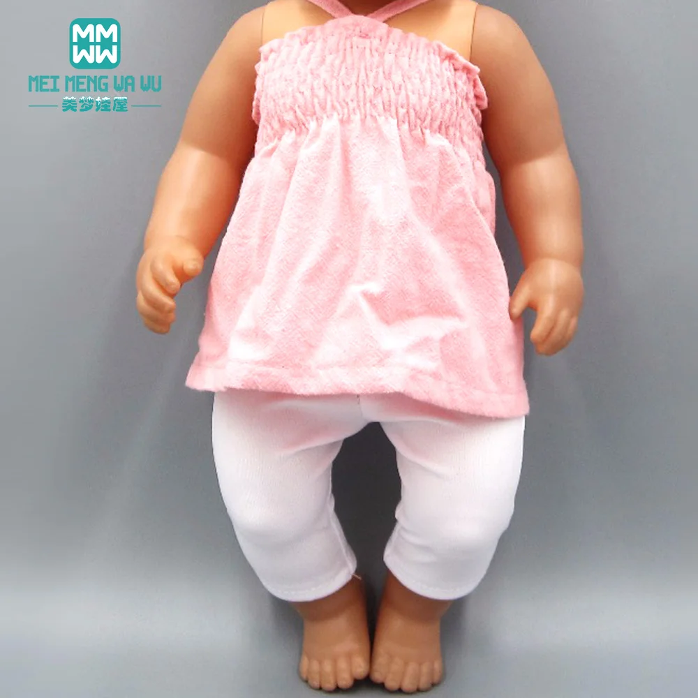 Одежда для куклы 43-45 см new born кукла аксессуары и американская кукла розовый платье для маленькой принцессы