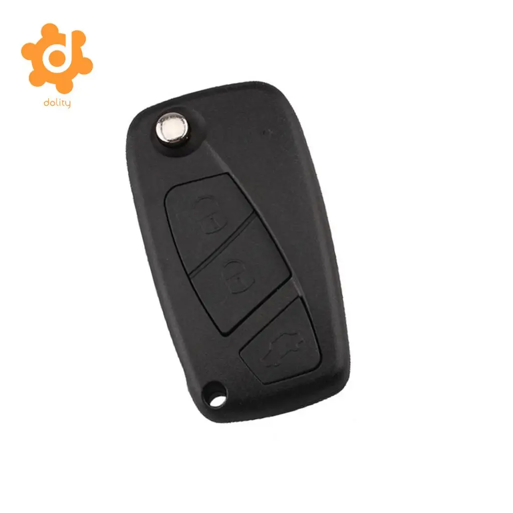 Car Remote 3Buttons Flip Key Case For Fiat Panda Idea Punto Stilo Ducato A44