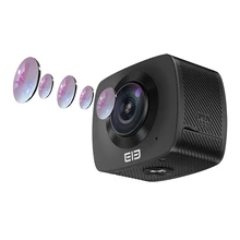 Elephone ELECAM 360 Action Camera Mini Camera 360 Degrees SPCA6350M F2.0 Dual Lens OV4689 1080P 30fps Sport Camera For Drones