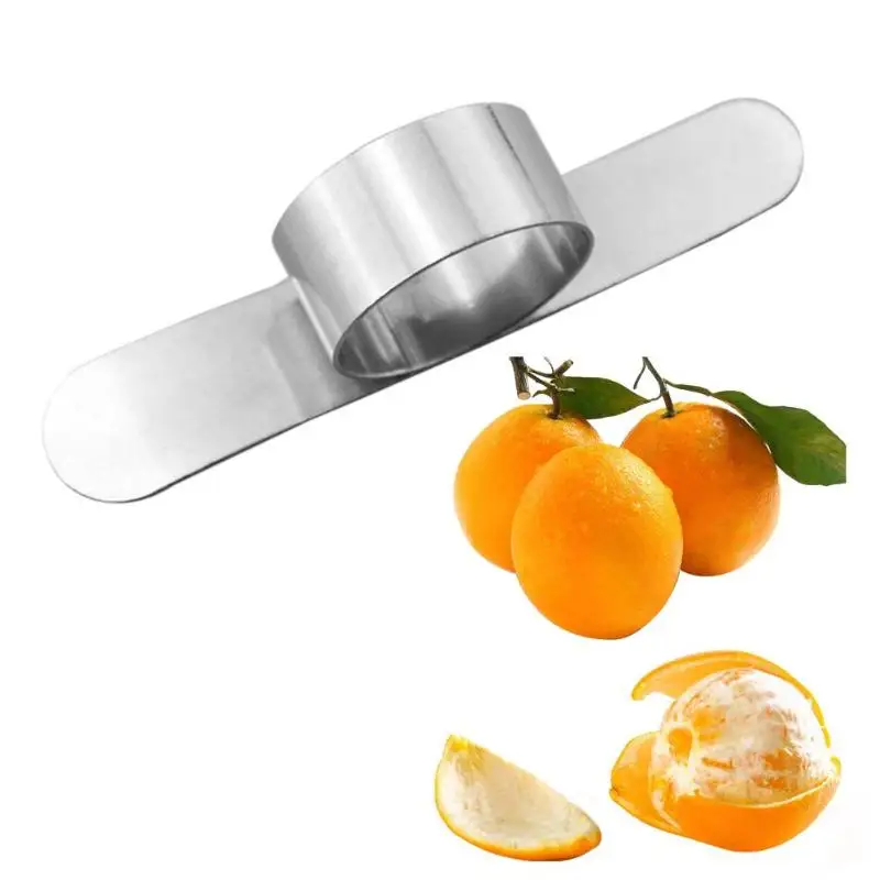

Stainless Steel Orange Peeler Device Lemon Grapefruit Fruit Slicer Opener Cutter Citrus Parer Practical Fruit Vegetable Tools