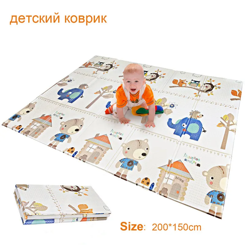 XPE детский игровой коврик, игрушки для детей, Детский коврик, игровой коврик, развивающий коврик, детский коврик для ползания, складной коврик, ковер для ребенка - Color: A