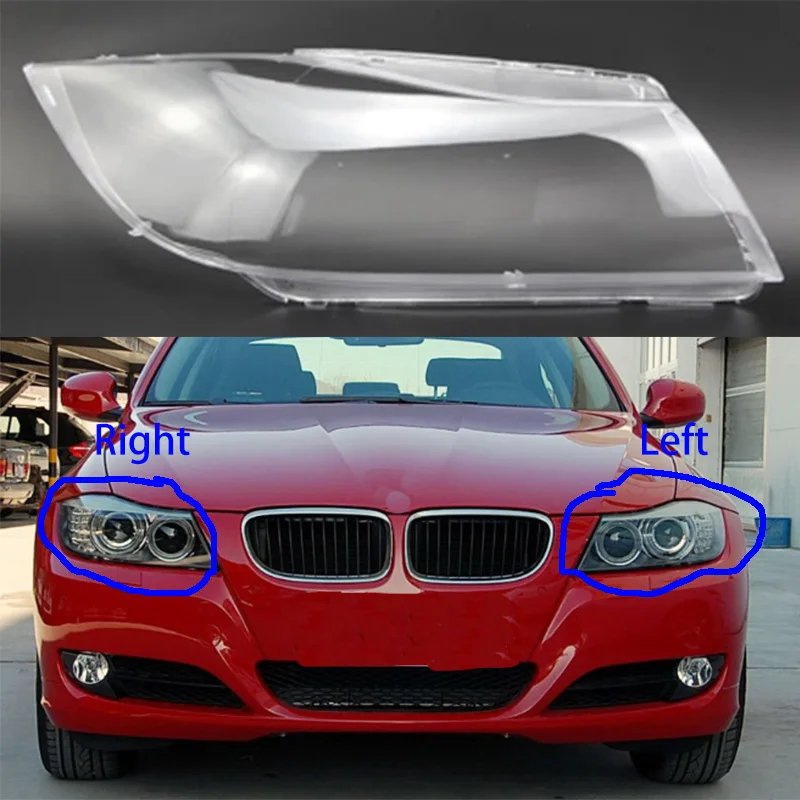

Polycarbonate Headlamp Headlight Clear Lens Replacement Covers Case Shell Only XENON for BMW 3 E90 Sedan / E91 Touring