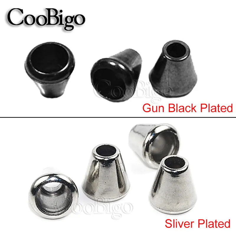 

25pcs Pack Bell Stopper Without Lid Cord Lock Toggle Plastic White/Black Nickel Plated Size: 13mm * 13mm