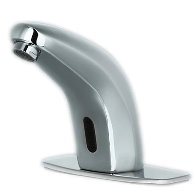 

Free shipping Single cold automatic wash basin mixer with polished chrome hotel bathroom sensor mixer tap,sensor basin taps