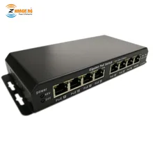 Пассивный poe-коммутатор 8 портов гигабитный разъем PoE 1 up-links 7 портов RJ-45 ретранслятор PoE для устройств UNIFI/Mikrotik/802.3af