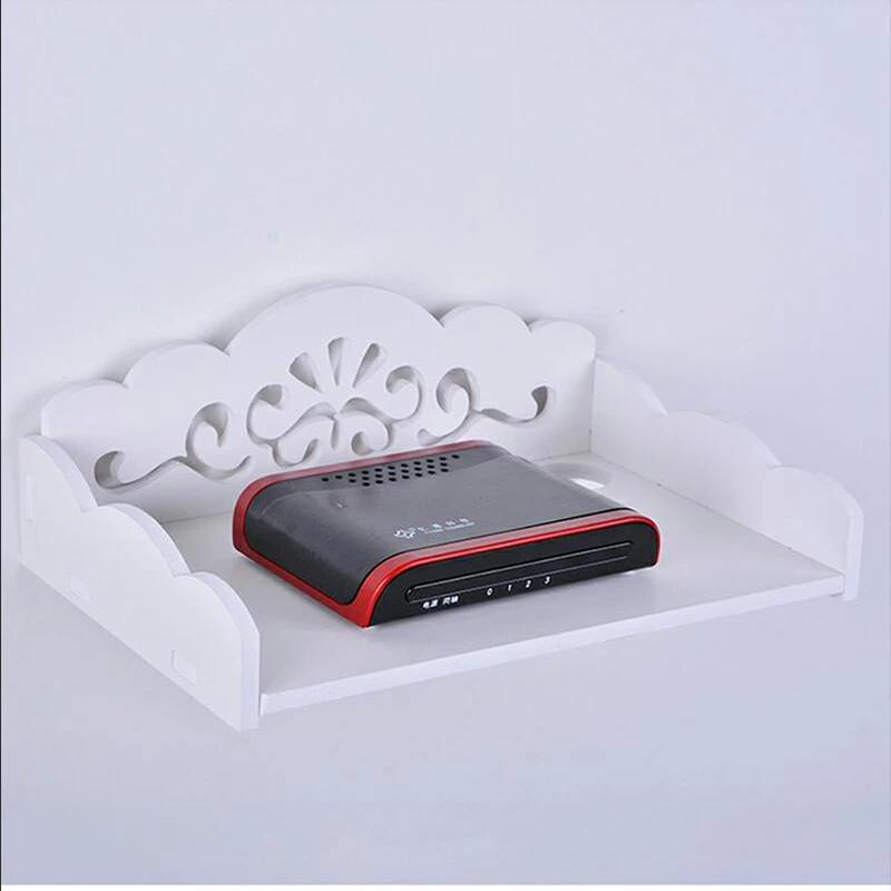 

Creative Home TV Cabinet Set Top Box Frame Router Shelf Storage Carrier Storage Rack Partition Pylons Wall Hanging