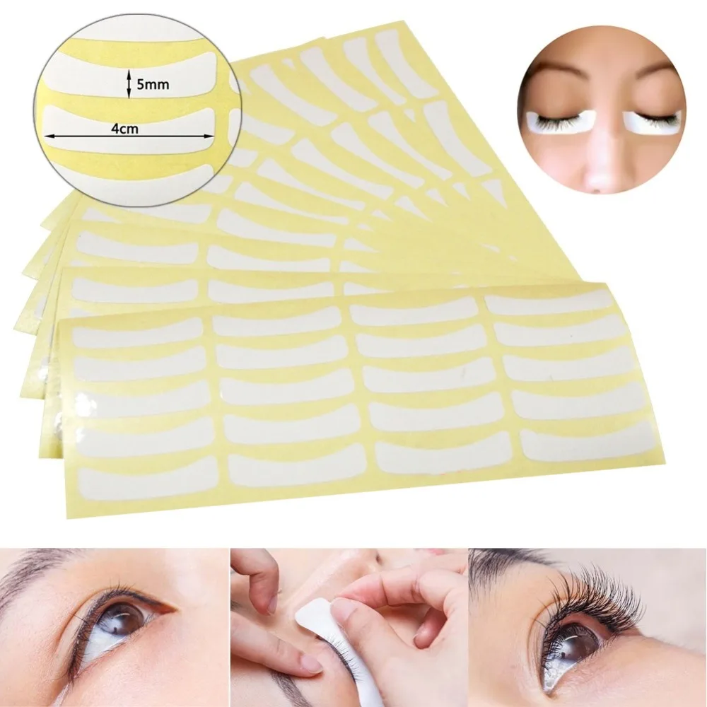 100 Pairs Disposable Eyelash Extension Patches for Under Eye Pads Lash