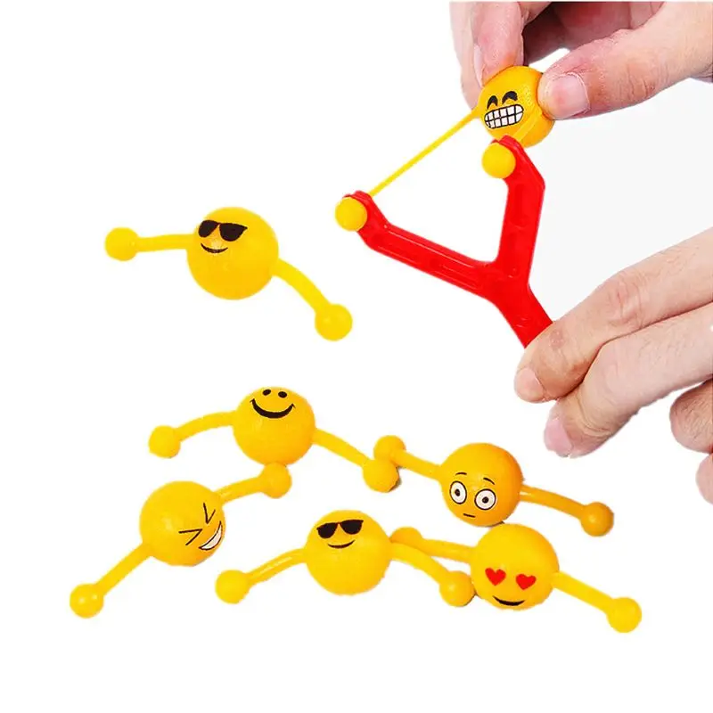 

Funny Emoji Slingshot Shooting Kids Toys Gift Emoji Party Favors Party Supplies Gags & Practical Jokes