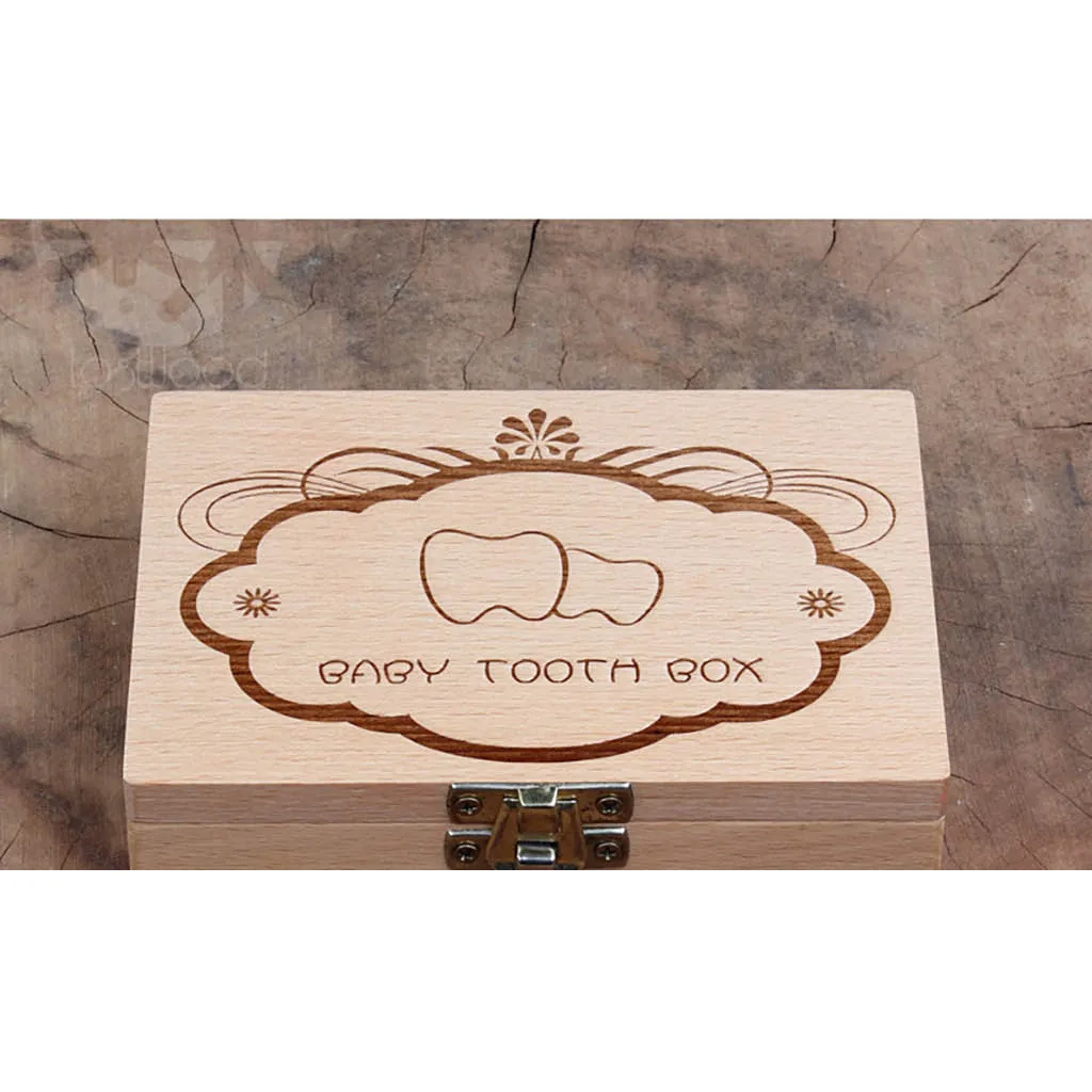 Предметы домашнего обихода гостиная дети мальчик и девочка зуб Коробка деревянный ящик для хранения Организатор Baby Save молочные зубы коллекци
