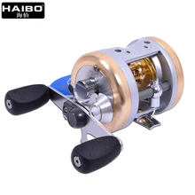 Haibo барабанная катушка JD 3530 3510 3505 катушка baitcasing 5,5: 1 3BB+ RB рыболовная круглая Катушка Правша приманка литье троллинг катушка