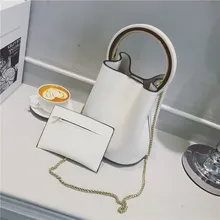 Горячая Распродажа европейских зимних моделей подиума с круглой ручкой Сумочка с толстым кольцом мини-сумка-мешок