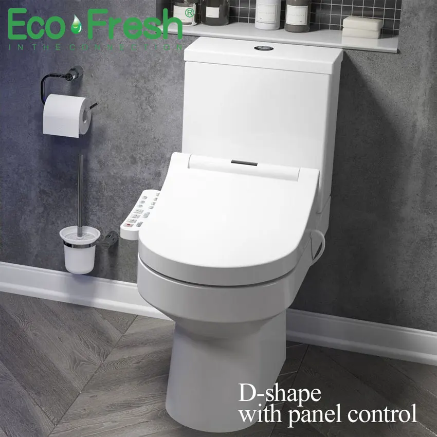Ecofresh LED wc светильник ed Smart удлиненное U сиденье для унитаза электрическое биде