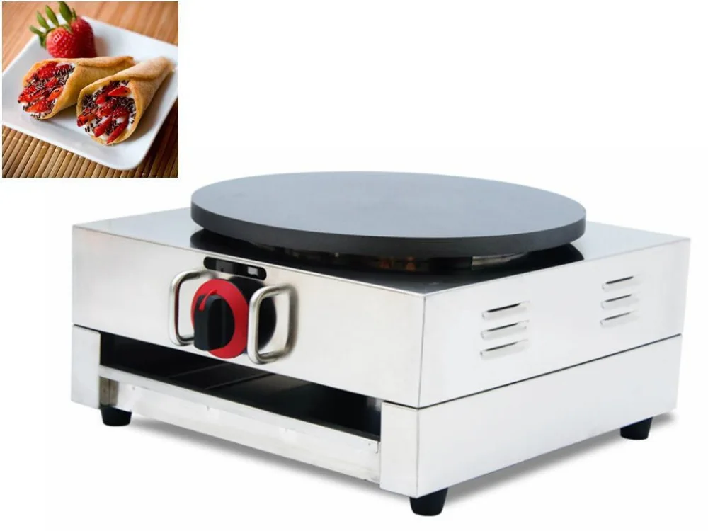 

Gas Crepe Maker Commercial Gas Pancake Baking Machine Single-burner Gas Crepe Baker